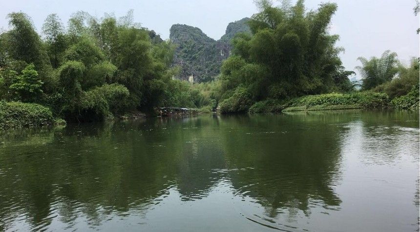 上林三里洋渡景区被誉为小桂林，广西南宁旅游必看的风景