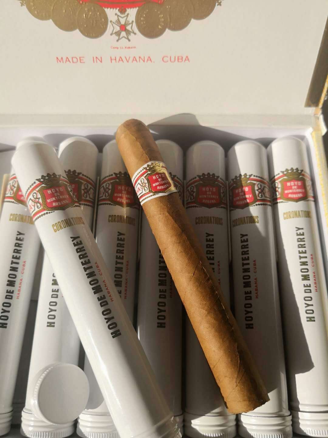 好友 加冕 铝管 hoyo de monterrey coronations at