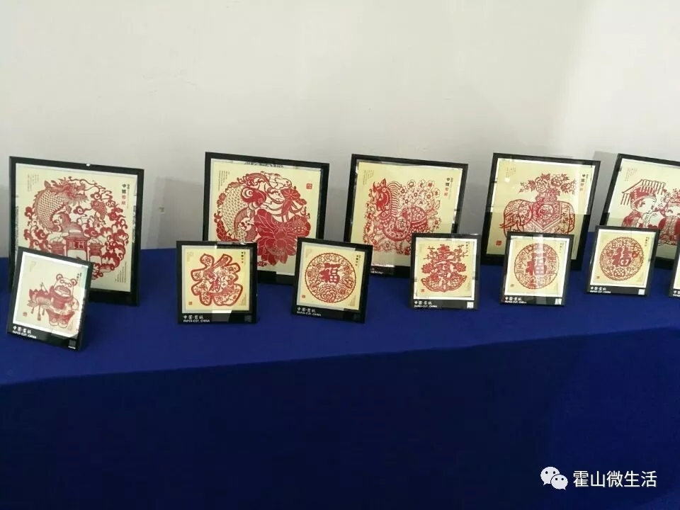 霍山文峰学校李玲玲剪纸工作坊"迎春"剪纸展在仙人冲画家村开幕