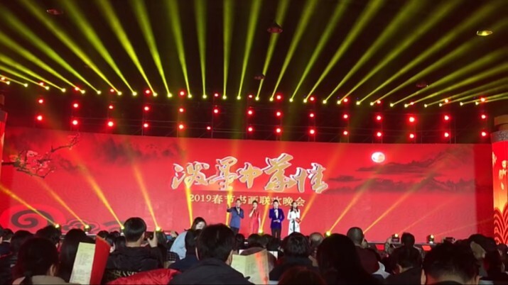 书法名家董廷超在泼墨中华情CETV2019 书画