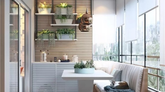 东莞装修：阳台上抬高洗衣机的台面，防止长期洗衣机底下积累水垢