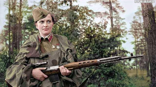 二战电影：苏军女狙击手弹无虚发，枪枪毙命！可惜下场太悲惨