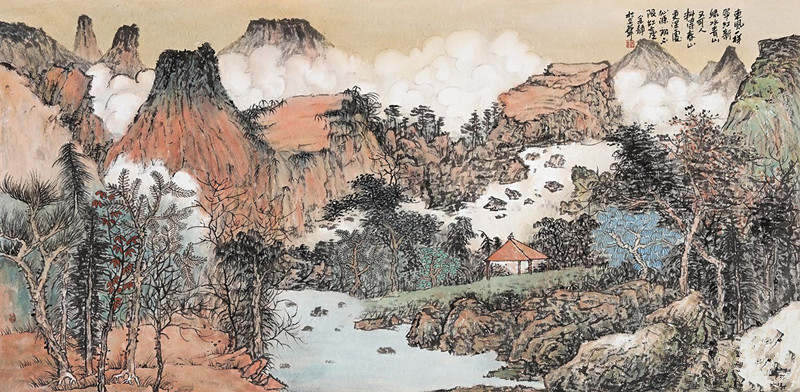 当代实力派画家——余静国画山水作品鉴赏