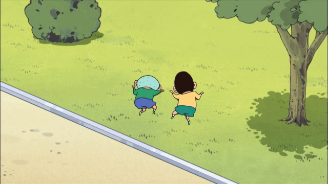 蜡笔小新第六季：阿呆和饭团头玩起了袜子游戏，够无聊