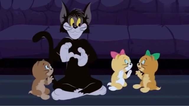 猫和老鼠汤姆被打晕倒，杰瑞用电击疗法把汤姆电失忆了