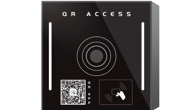 二维码门禁接线示意