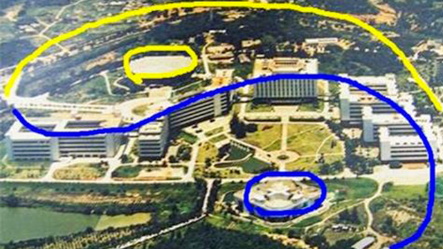 高空俯视奇怪的八卦图,揭秘深圳大学灵异事件