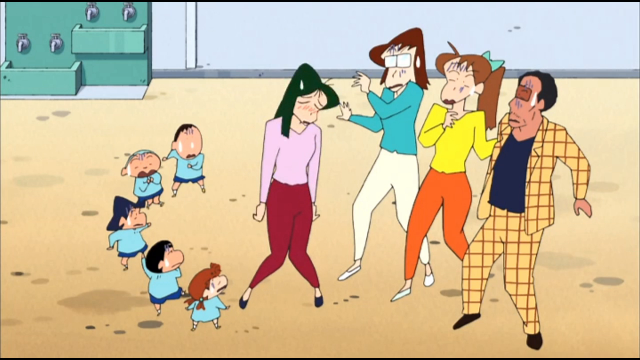 蜡笔小新第五季：大龄女青年松阪老师被逼婚，满屏都在写着尴尬啊