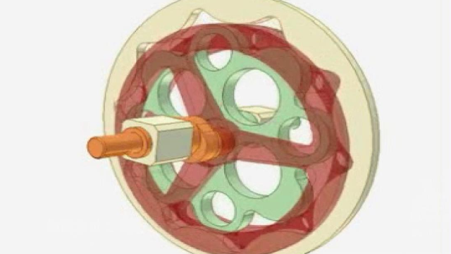 直观的机械原理，这是一个销齿轮传动装置，涨见识了