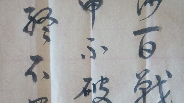 书法：黄沙百战穿金甲，不破楼兰终不还