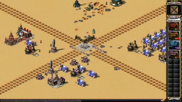 红色警戒2尤里的复仇:1v3石油井架地图