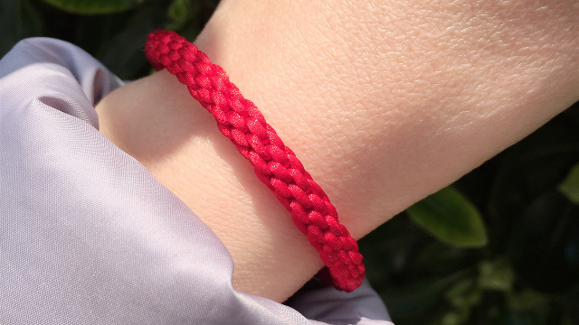 8股辫系列教程之单色基础款红绳手链一款简单的亲子手工视频教程