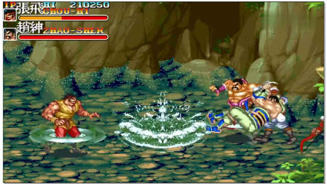 街机三国志2 我的天啊赵家兄弟不错啊差一点就被反杀了