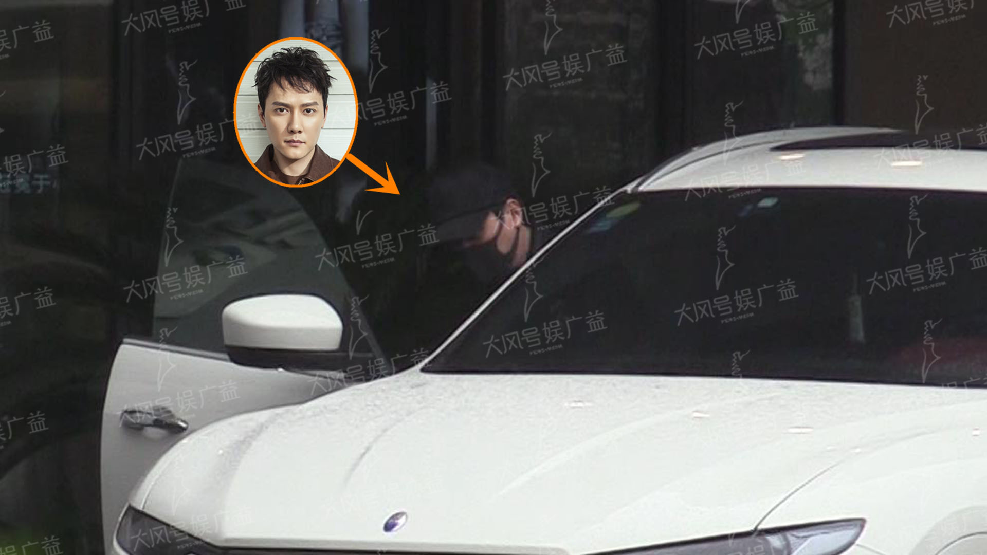 赵丽颖坐月子婆家无人出力 冯绍峰雨天到达父亲开豪车接送