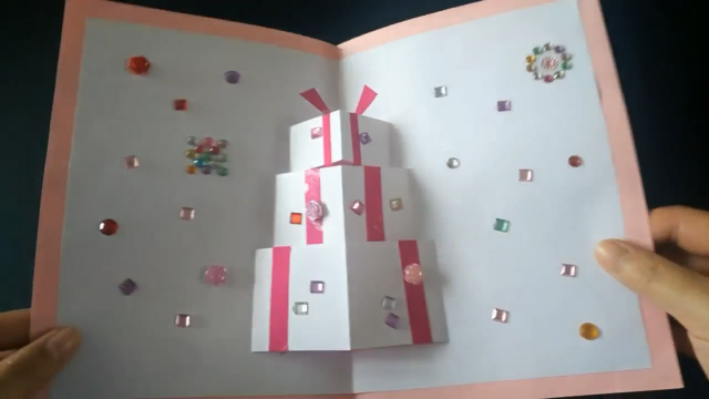简单漂亮的生日立体折纸贺卡,太漂亮了,手工创意视频教程
