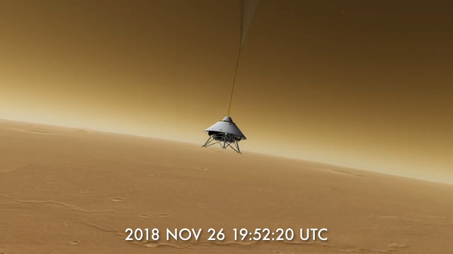 美国宇航局的火星探测器是如何在火星上着陆的？