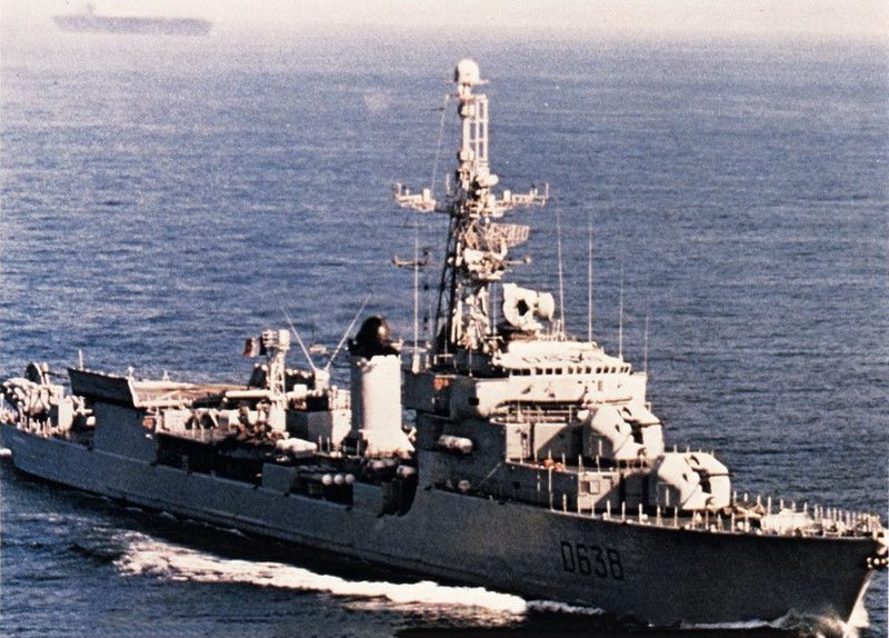 t53型驱逐舰在冲突后加装了 鞑靼人防空导弹作为这次冲突的直接影响