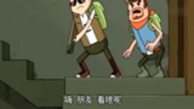 绝地求生小动画这吃鸡怎么还可以游泳吗，瓦特你们怎么还不去救人