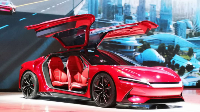 实拍比亚迪E-SEED GT：传说中的比亚迪汉？