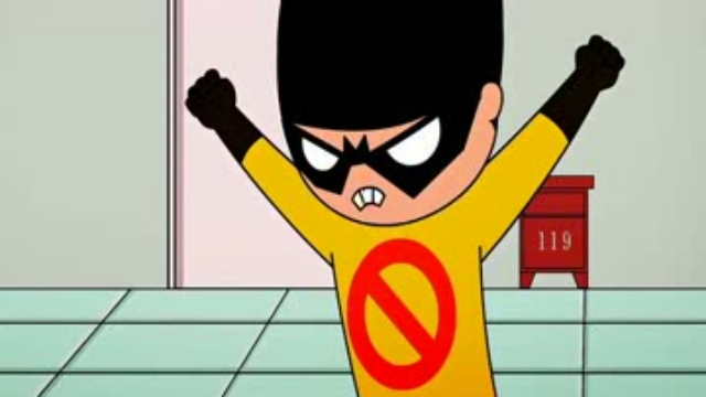 《禽兽超人》今天超人不把这个岩石砸开，他就不叫禽兽超人.