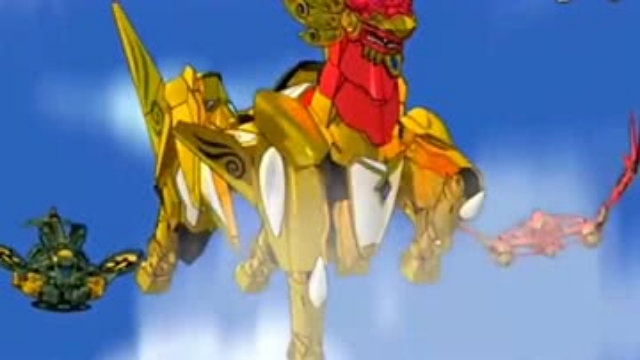 《神兽金刚2》地兽金刚空中解体，天神地兽战队不离不弃