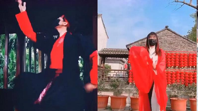 超火的《出山》舞蹈,汉服小哥哥PK网红美女