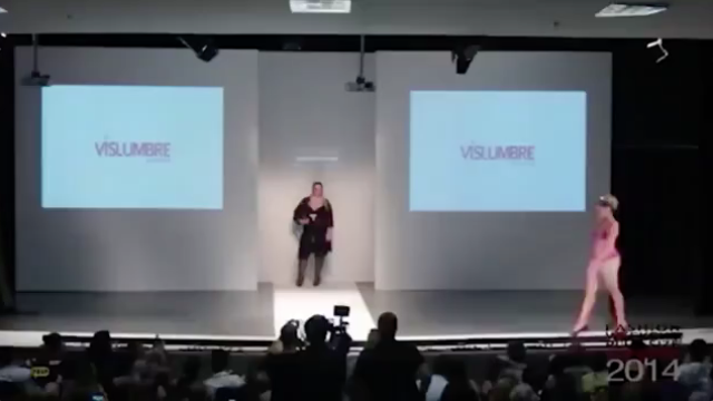 大码模特走秀，你自信的样子真好看！