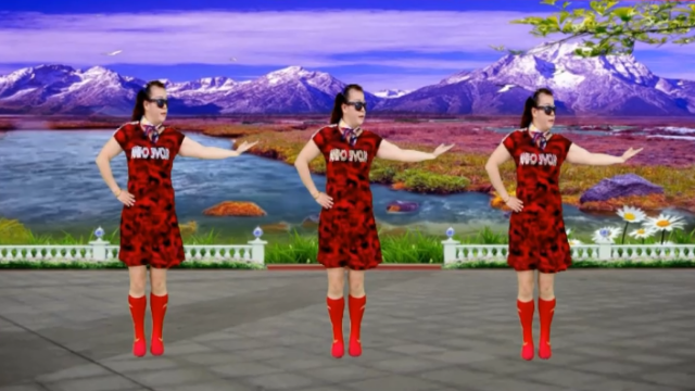 广场舞《火辣辣的山里红》热辣辣地醉了乡愁，好听又好看！