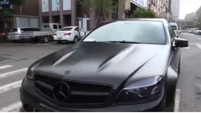 奔驰黑武士涂装  不一样的精彩