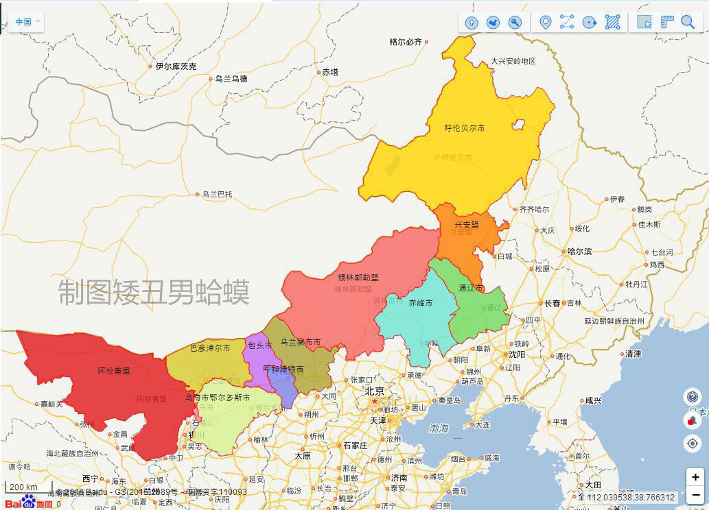 44万平方公里 乌海市 行政区域总面积0.17万