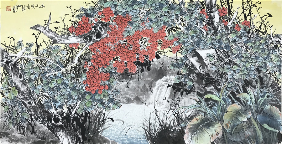 大龙画苑推荐当代收藏潜力画家:韦仲传
