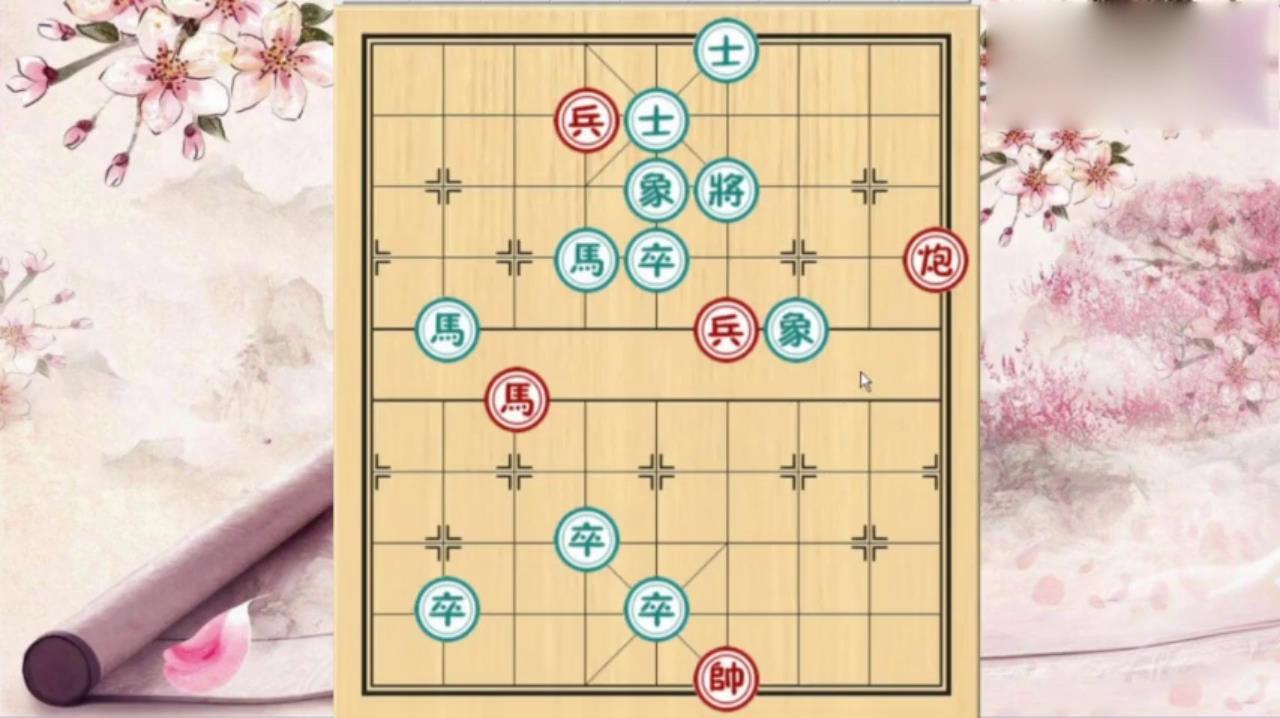 一个令人无从破解的象棋残局，三卒围城，大师竟妙弃一马绝杀