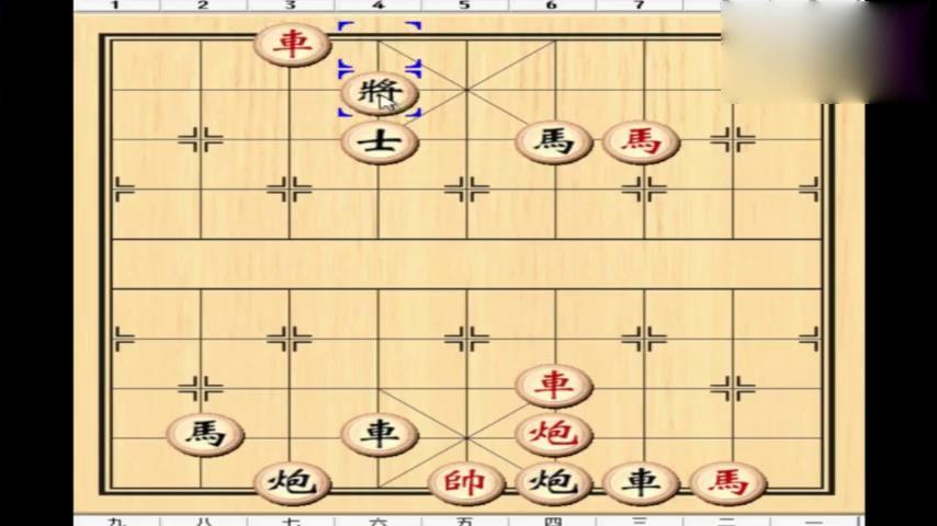 一个弃車绝杀的象棋残局，有意思，高手看半天无从下手