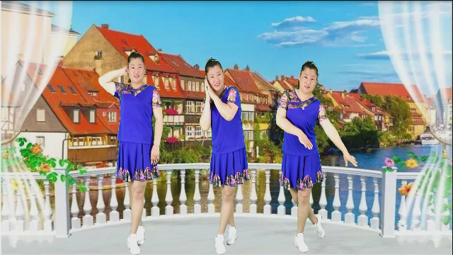 最新广场舞《雨中泪》好听dj动感情歌，简单好看！