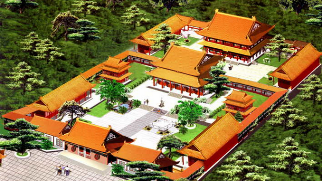 寺庙设计规划，寺庙效果图，寺庙施工图：老夏