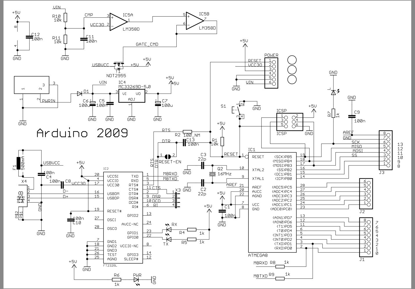 2,arduino duemilanove原理图(图2)