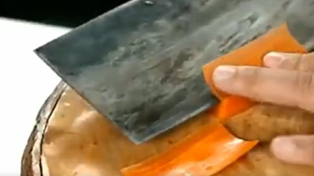 中国厨师展示顶级刀工, 为中国厨师点赞！