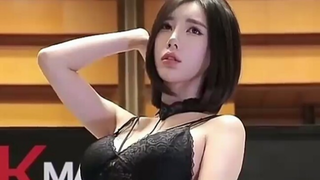 【韩国车模系列】宋珠儿近距离车展直拍黑丝性感模特