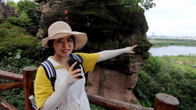 广州莲花山，西汉遗留的古采石场，成中国罕见的“人工丹霞”！