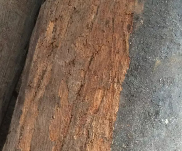 小叶紫檀老料物件之风化料画筒