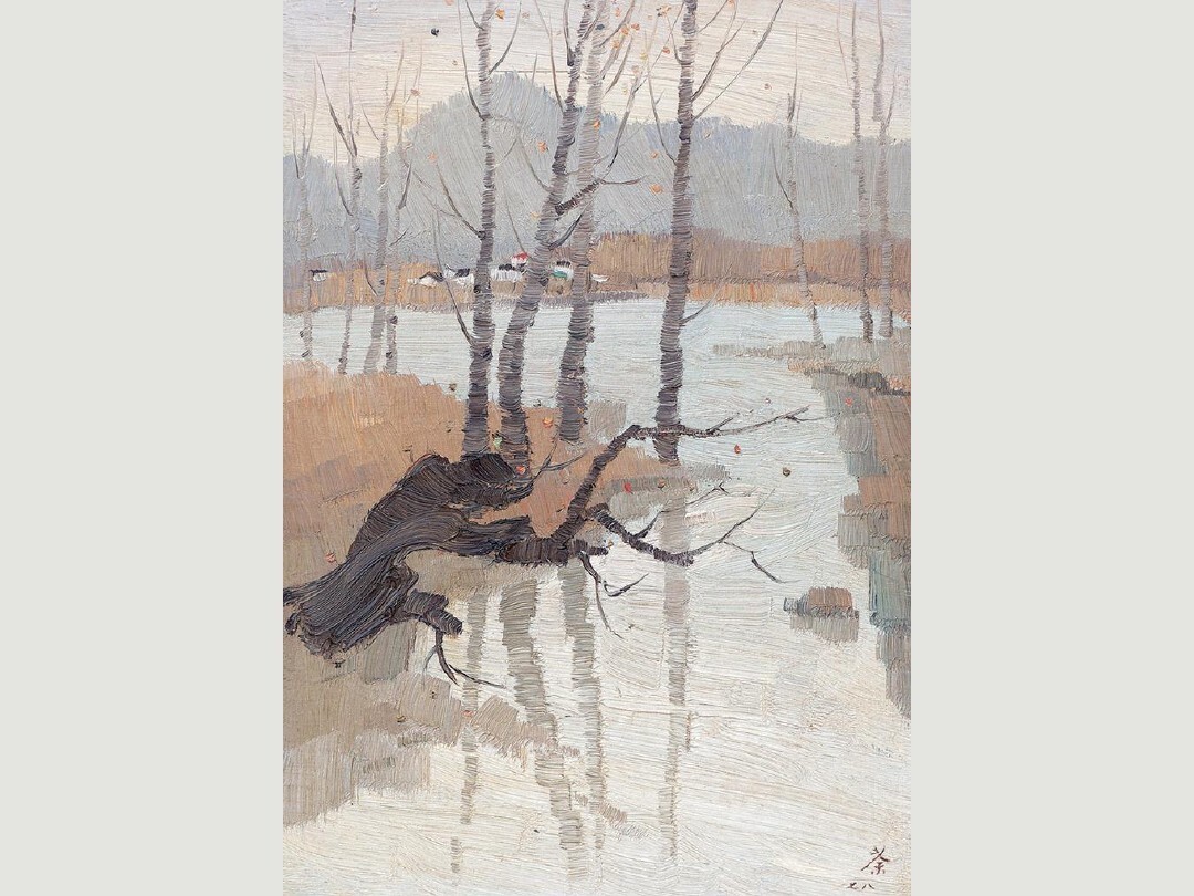 当代著名油画家、美术教育家,吴冠中油画风景欣赏__凤凰网