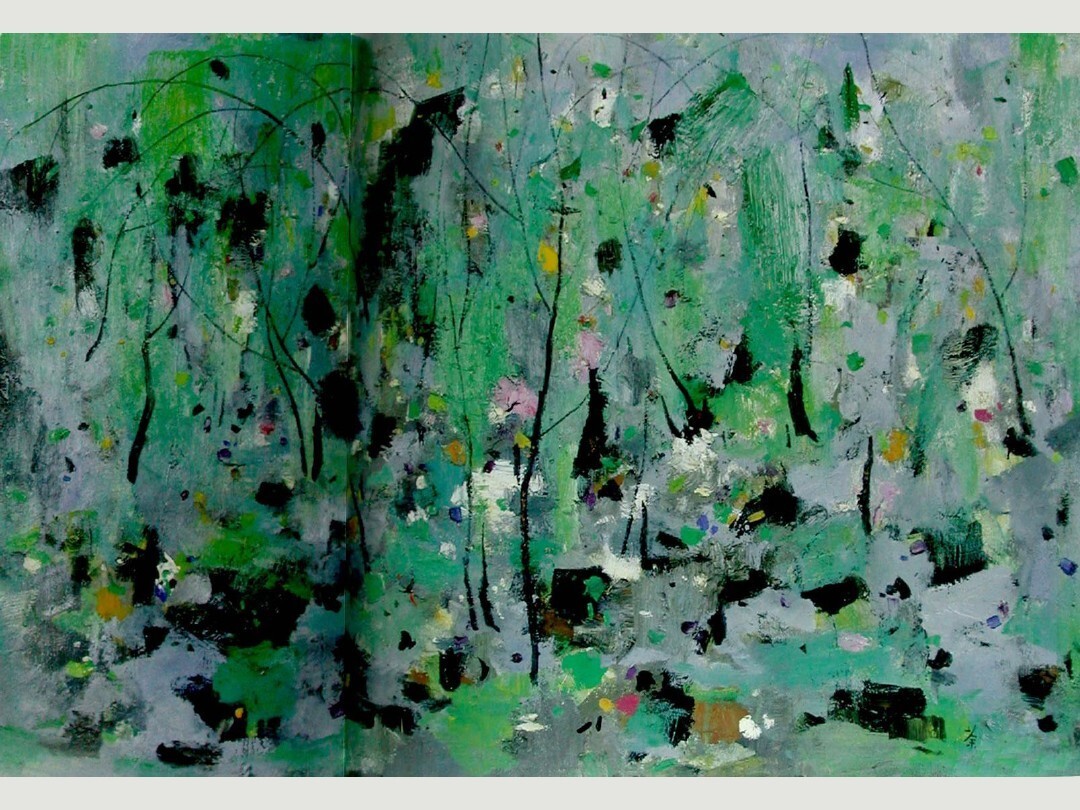 当代著名油画家、美术教育家,吴冠中油画风景欣赏__凤凰网