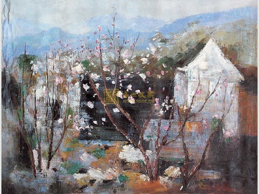 当代著名油画家、美术教育家,吴冠中油画风景欣赏__凤凰网