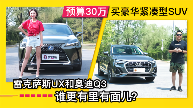 预算30万买豪华紧凑型SUV，雷克萨斯UX和奥迪Q3选谁？