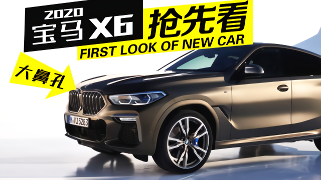 大鼻孔是帅还是丑？2020款宝马X6外观内饰抢先看！