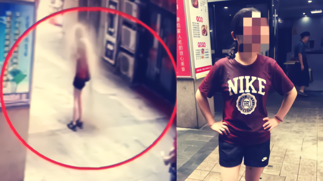 监拍：保洁员乱倒脏水 女孩被从头浇到脚当场愣住