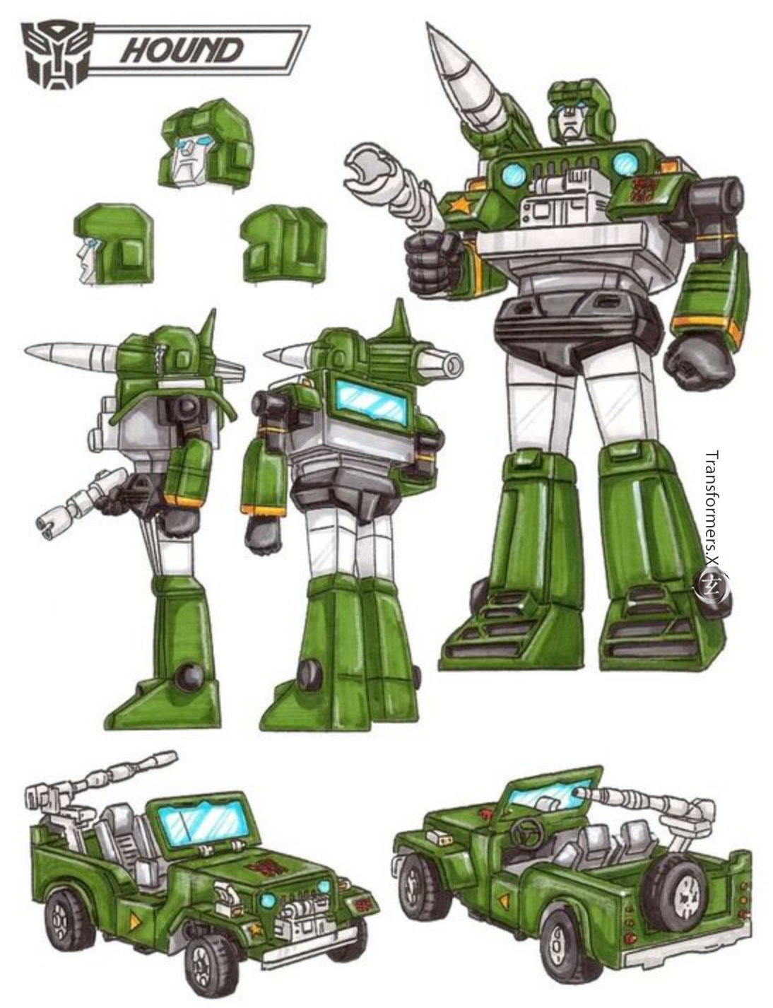 变形金刚动漫人物：博派汽车人战术侦察部队-探长__凤凰网, image size:1094x1426