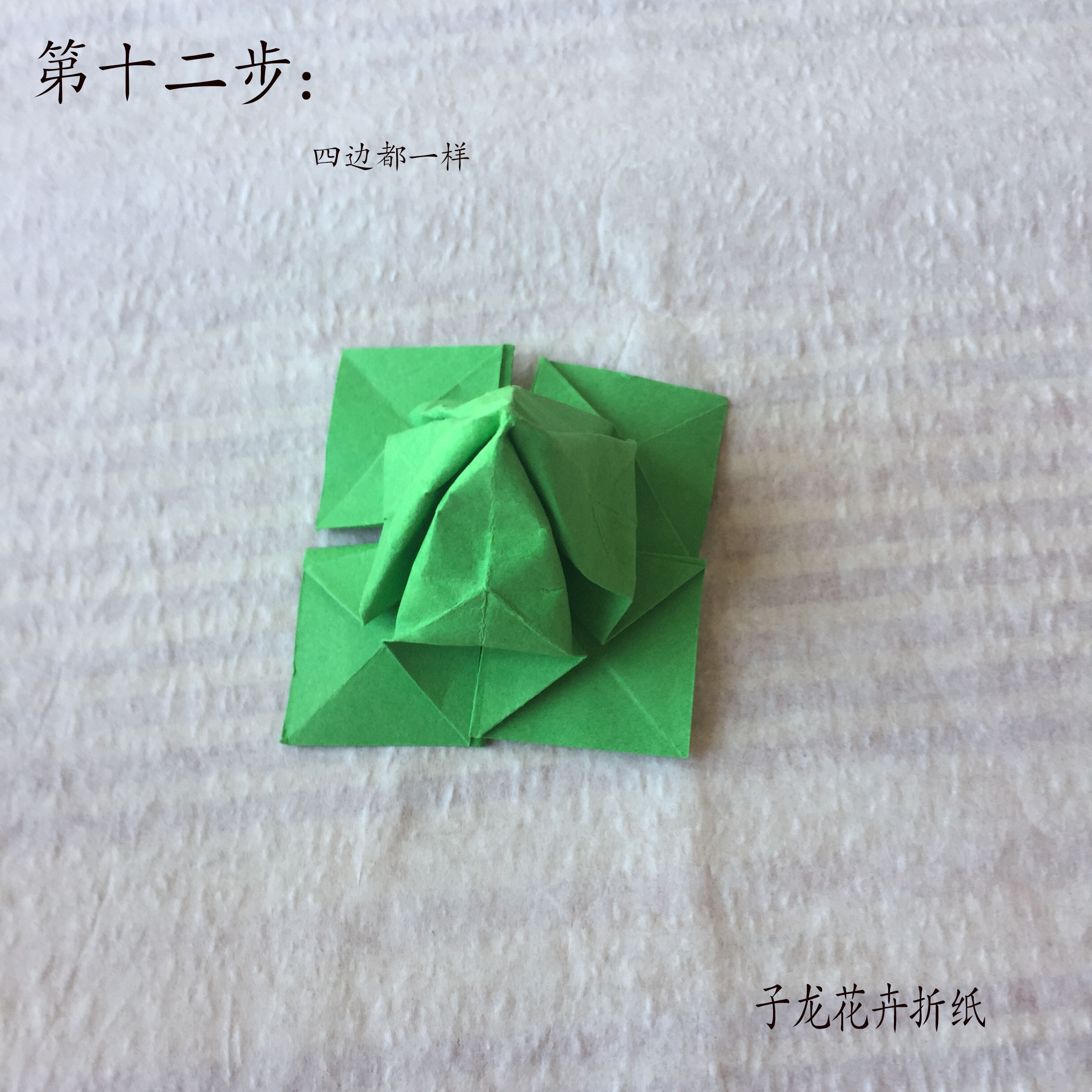 手工折纸作品 四叶草折纸方法详细步骤图解（蝴蝶折纸步骤图解简单） - 有点网 - 好手艺