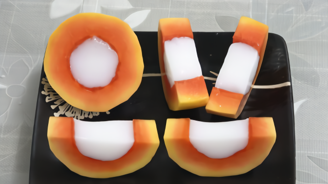 原来木瓜做出来的甜点竟然这么好吃，一分钟学会！