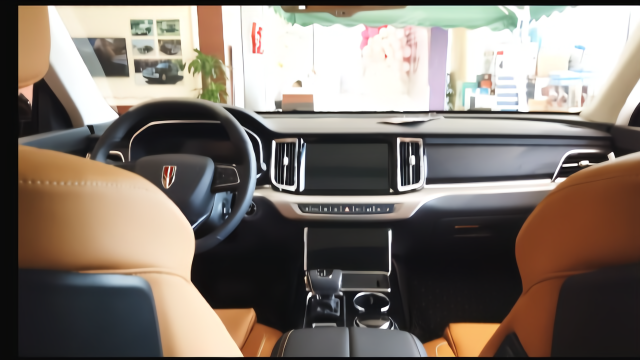 开创属于国人的高端SUV，进店实拍红旗HS7内饰设计